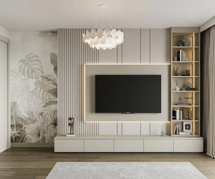 Wall-mounted TV unit interior design Amravati